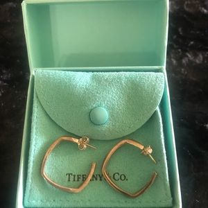 Sterling Square Hoop Earrings